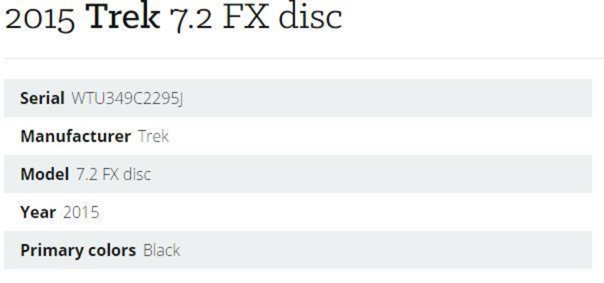 2015年Trek 7.2 FX光盘