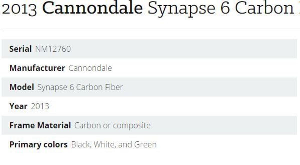 2013 Cannondale突触6